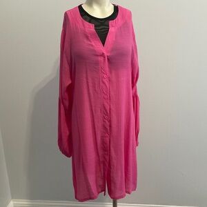 Co Co Carmen pink cover up